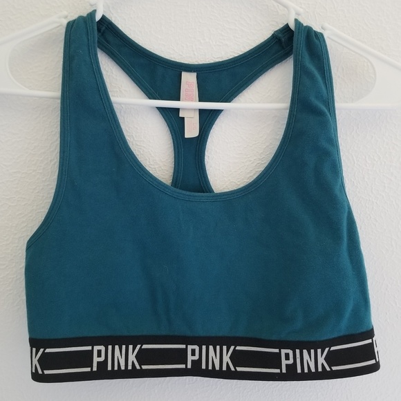 PINK Victoria's Secret Other - PINK Victoria's Secret Solid Blue Crop Size Large